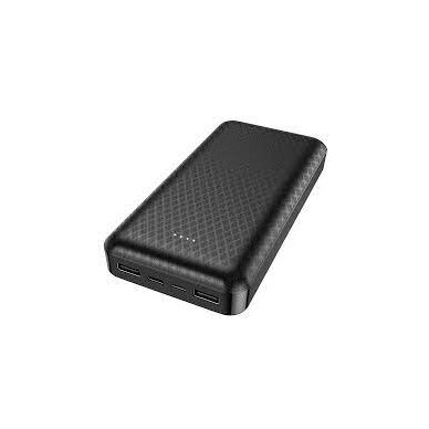 Išorinė baterija Power Bank Borofone BJ3A Type-C microUSB 2*USB (2A) 20000mAh juoda