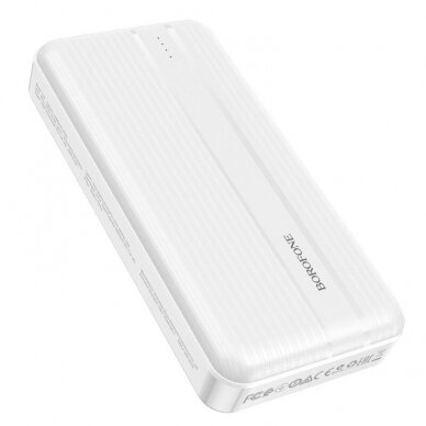 Išorinė baterija Power Bank Borofone BJ9A Type-C PD+Quick Charge 3.0 (3A) 20000mAh balta  2