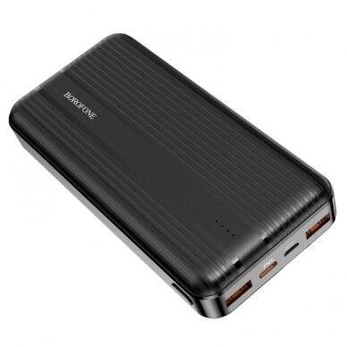 Išorinė baterija Power Bank Borofone BJ9A Type-C PD+Quick Charge 3.0 (3A) 20000mAh juoda