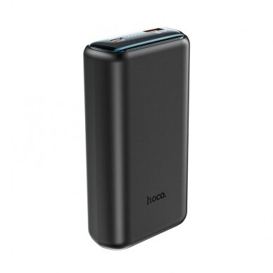 Išorinė baterija Power Bank Hoco Q1A Type-C PD 20W+Quick Charge 3.0 (3.0A) 20000mAh juodas