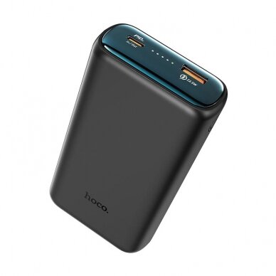 Išorinė baterija Power Bank Hoco Q1A Type-C PD 20W+Quick Charge 3.0 (3.0A) 20000mAh juodas  1