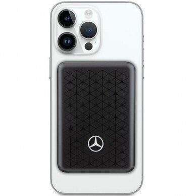 Išorinė Baterija Powerbank Mercedes Stars Pattern MagSafe 5W 3000mAh Juodas KOW06B 1