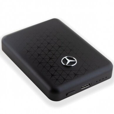 Išorinė Baterija Powerbank Mercedes Stars Pattern MagSafe 5W 3000mAh Juodas KOW06B 3