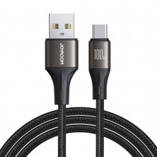 Joyroom Light-Speed ​​Series SA25-AC6 USB-A / USB-C Fast Transfer Cable 100W 1.2m - Black