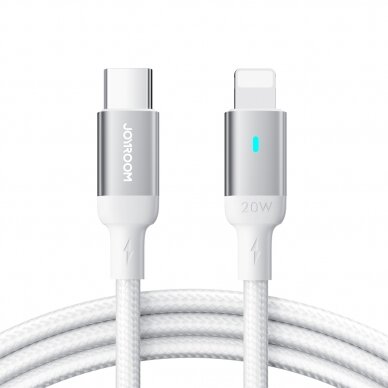 Joyroom cable USB C - Lightning 20W A10 Series 1.2 m white (S-CL020A10)