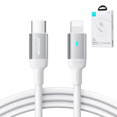 Joyroom cable USB C - Lightning 20W A10 Series 2 m Baltas (S-CL020A10) 4