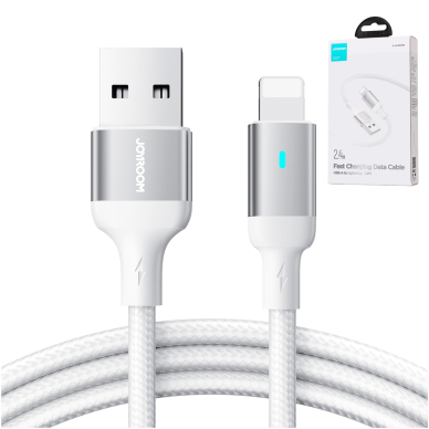 Joyroom cable USB - Lightning 2.4A A10 Series 1.2 m white (S-UL012A10) 4