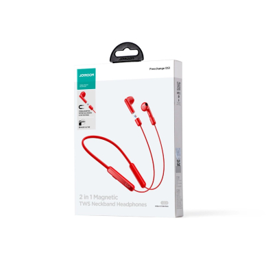 Joyroom JR-DS1 sports wireless neckband Ausinės - red 6