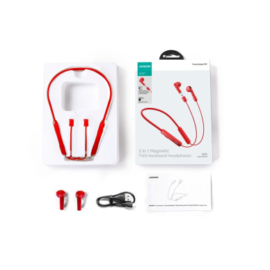 Joyroom JR-DS1 sports wireless neckband Ausinės - red 7