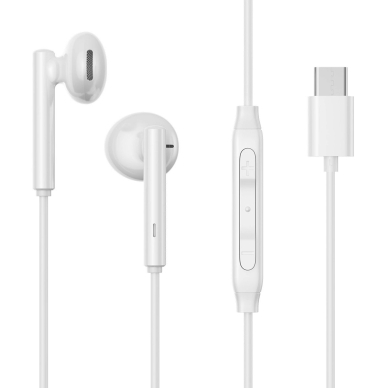 Joyroom JR-EC05 USB-C in-ear Ausinės - baltas