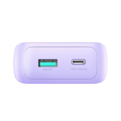 Joyroom JR-PBC06 mini power bankbuilt-in USB-C / Lightning Kabeliss 30W 10000mAh - violetinis 3