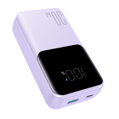 Joyroom JR-PBC07 20000mAh 30W mini power bankUSB-C Lightning Kabeliss - violetinis 1