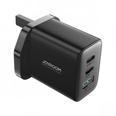 Joyroom JR-TCF10 fast charger 2x USB-C USB-A 32W (UK plug) - black 3