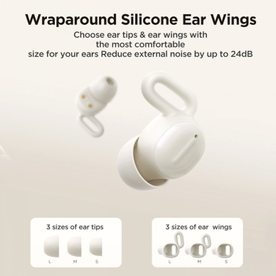 Joyroom JR-TS1 Cozydots Series TWS AusinėsBluetooth 5.3 noise cancellation - baltas 7