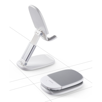 Joyroom JR-ZS371 foldable stand for tablet phone with height adjustment - white 4