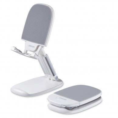 Joyroom JR-ZS371 foldable stand for tablet phone with height adjustment - white