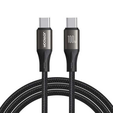 Joyroom Light-Speed ​​Series SA25-CC5 100W USB-C / USB-C Cable 1.2m - Juodas 1