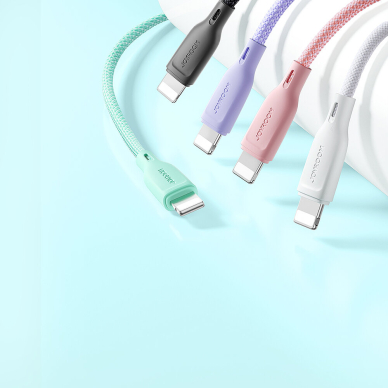 Joyroom Multi-Color Series SA34-AL3 USB-A / Lightning 3A cable 1m - white 16