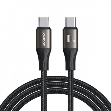 Joyroom Pioneer Series SA31-CC5 USB-C / USB-C cable 240W 1.2m - Juodas