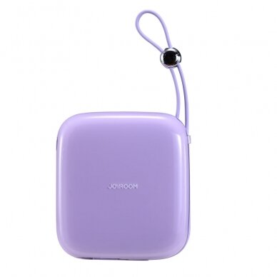 Joyroom powerbank 10000mAh Jelly Series 22.5W with built-in USB C cable Violetinis (JR-L002) 1