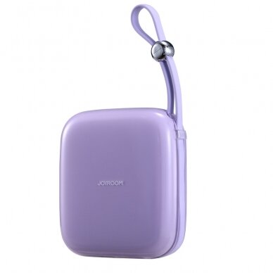 Joyroom powerbank 10000mAh Jelly Series 22.5W with built-in USB C cable Violetinis (JR-L002) 3