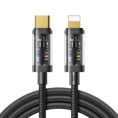 Joyroom S-CL020A12 Type-C to Lightning 20W Data Cable 1.2m- Juodas