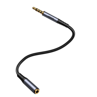 Joyroom stereo audio Kabelis AUX 3.5 mm mini jack (male) - mini jack (female) 1.2 m Juodas (SY-A09) 4