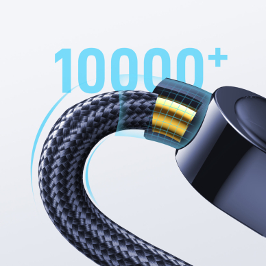 Joyroom USB C - USB C 100W cable for fast charging and data transfer 1.2 m Mėlynas (S-CC100A4) 8