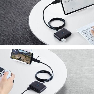 Jungčių Daugintuvas Ugreen CR113 USB 3.0 Hub 1m Baltas 18