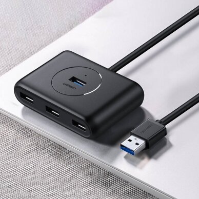 Jungčių Daugintuvas Ugreen CR113 USB 3.0 Hub 1m Baltas 25