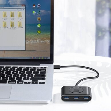 Jungčių Daugintuvas Ugreen CR113 USB 3.0 Hub 1m Baltas 9