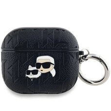 Karl Lagerfeld Monogram Karl  Choupette Head dėklas AirPods 3 - Juodas