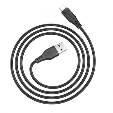 Kabelis Acefast USB - USB Type C 1.2m, 3A Juodas (C3-04) 1