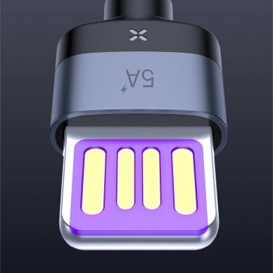 Kabelis Baseus Cafule Hw Quick Charging Data Dvipusis Laidas Type-C 40W 1M Pilkas/Juodas UGLX912 13