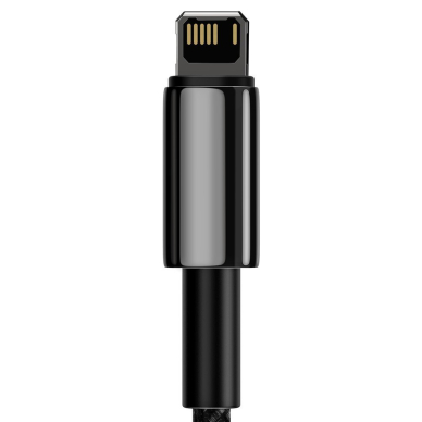 Kabelis Baseus Tungsten USB - Lightning 2,4 A 1 m Juodas (CALWJ-01) 7