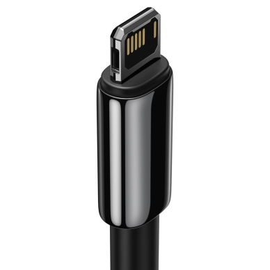 Kabelis Baseus Tungsten USB - Lightning 2,4 A 2 m Juodas (CALWJ-A01) 2