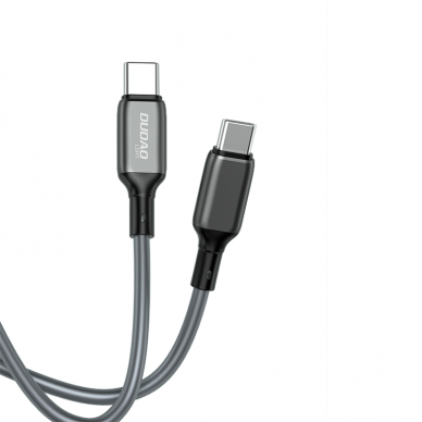 Kabelis Dudao PD USB Type C - USB Type C 100W Pilkas (L5HT)