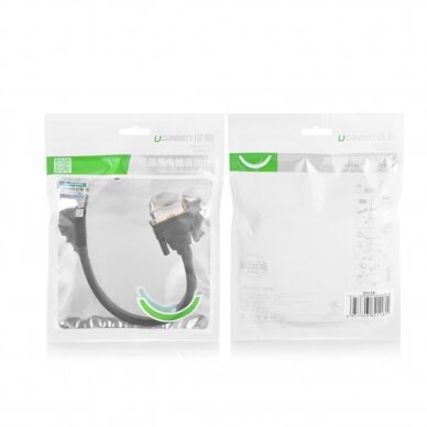 Kabelis Ugreen adapter cable DVI (male) - HDMI (female) 0.15m Juodas (20118) 4