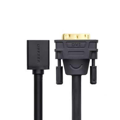 Kabelis Ugreen adapter cable DVI (male) - HDMI (female) 0.15m Juodas (20118) 6