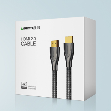 Kabelis Ugreen HDMI 2.0 4K 60Hz 1m Pilkas (HD131) 10