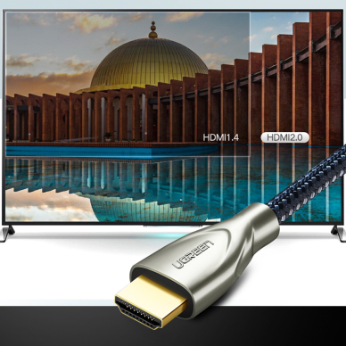 Kabelis Ugreen HDMI 2.0 4K 60Hz 1m Pilkas (HD131) 2