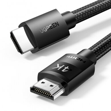 Kabelis Ugreen HDMI 2.0 - HDMI 2.0 4K 2m Juodas (HD119 40101)