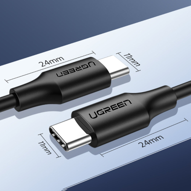 Kabelis Ugreen USB Type C 3A 3m Juodas (US286) 11