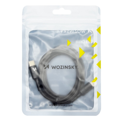 Kabelis Wozinsky USB Type C - Lightning Power Delivery 18W 2m Juodas (WUC-PD-CL2B) 13