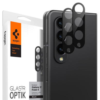 Kameros apsauga Spigen OPTIK.TR CAMERA PROTECTOR SAMSUNG GALAXY Z FOLD 4 Juoda 2VNT.