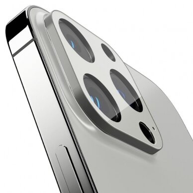 KAMEROS APSAUGA SPIGEN OPTIK.TR IPHONE 13 PRO / 13 PRO MAX SILVER 2