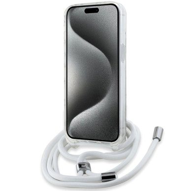 Karl Lagerfeld Crossbody IML Karl Head MagSafe dėklas iPhone 15 / 14 / 13 - Permatomas 3