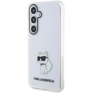 Karl Lagerfeld IML Choupette dėklas Samsung Galaxy S24 - Permatomas 1