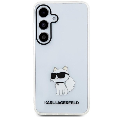 Karl Lagerfeld IML Choupette dėklas Samsung Galaxy S24 - Permatomas 2