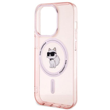 Karl Lagerfeld IML Choupette MagSafe case for iPhone 15 Pro Max - pink 5